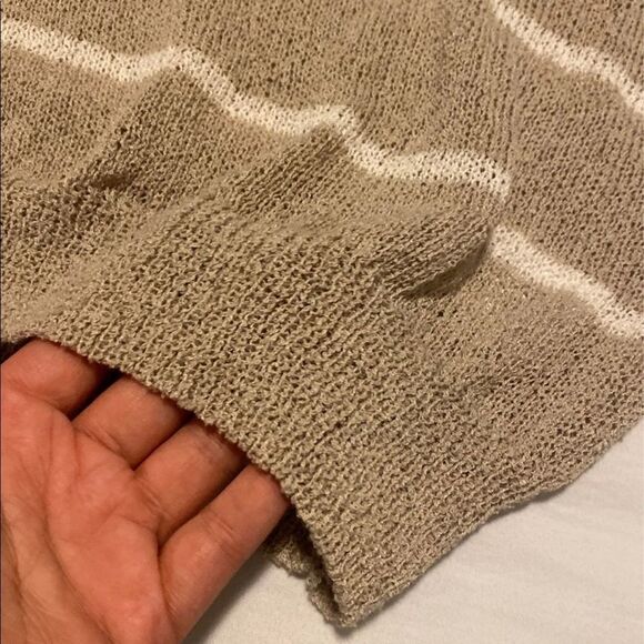 Shop Impressions Women’s Lightweight Striped Sweater Size Small Medium NWOT - Picture 8 of 8